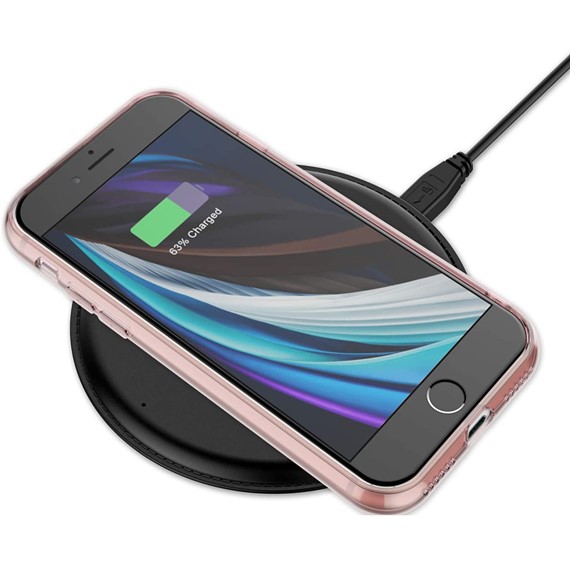 Apple iPhone SE 2020 CaseUp Şeffaf Silikon Kılıf Siyah 5